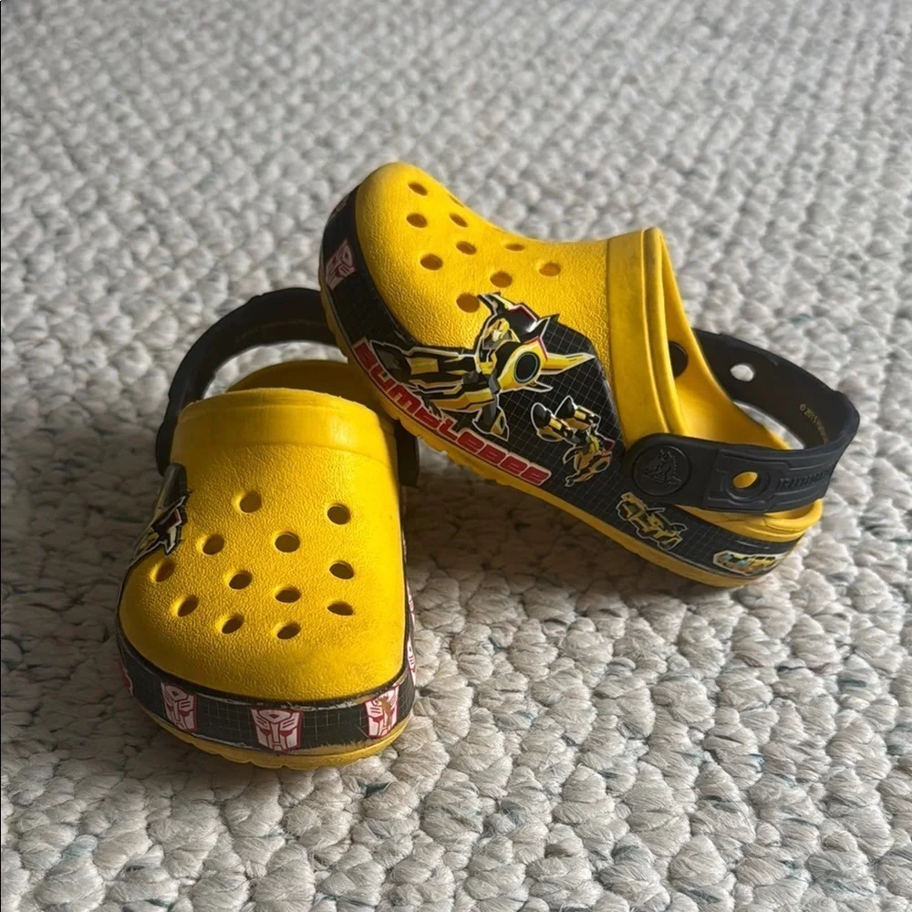 Toddler Bumblebee Yellow Crocs